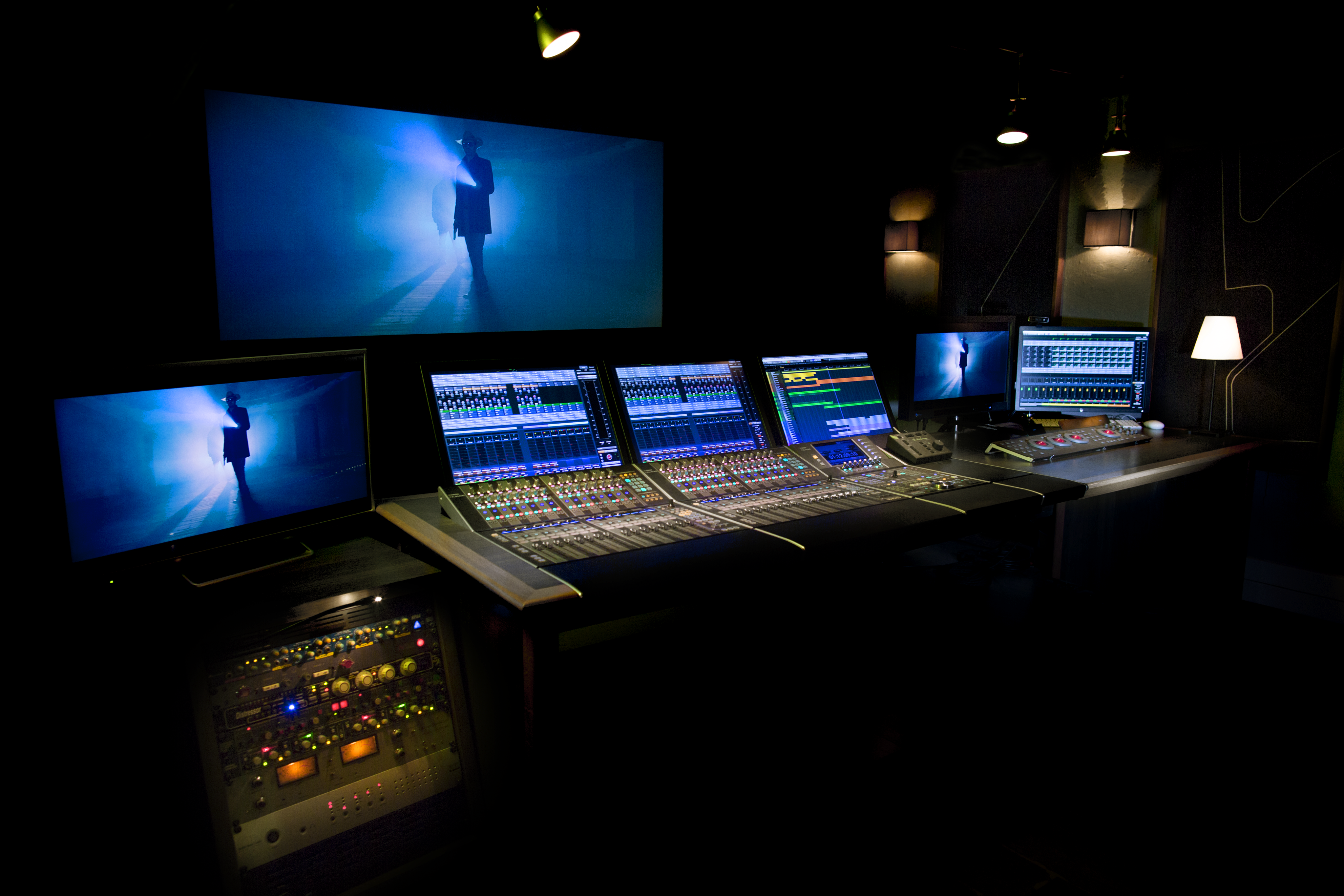 auditorium de mixage cinéma yamaha nuage